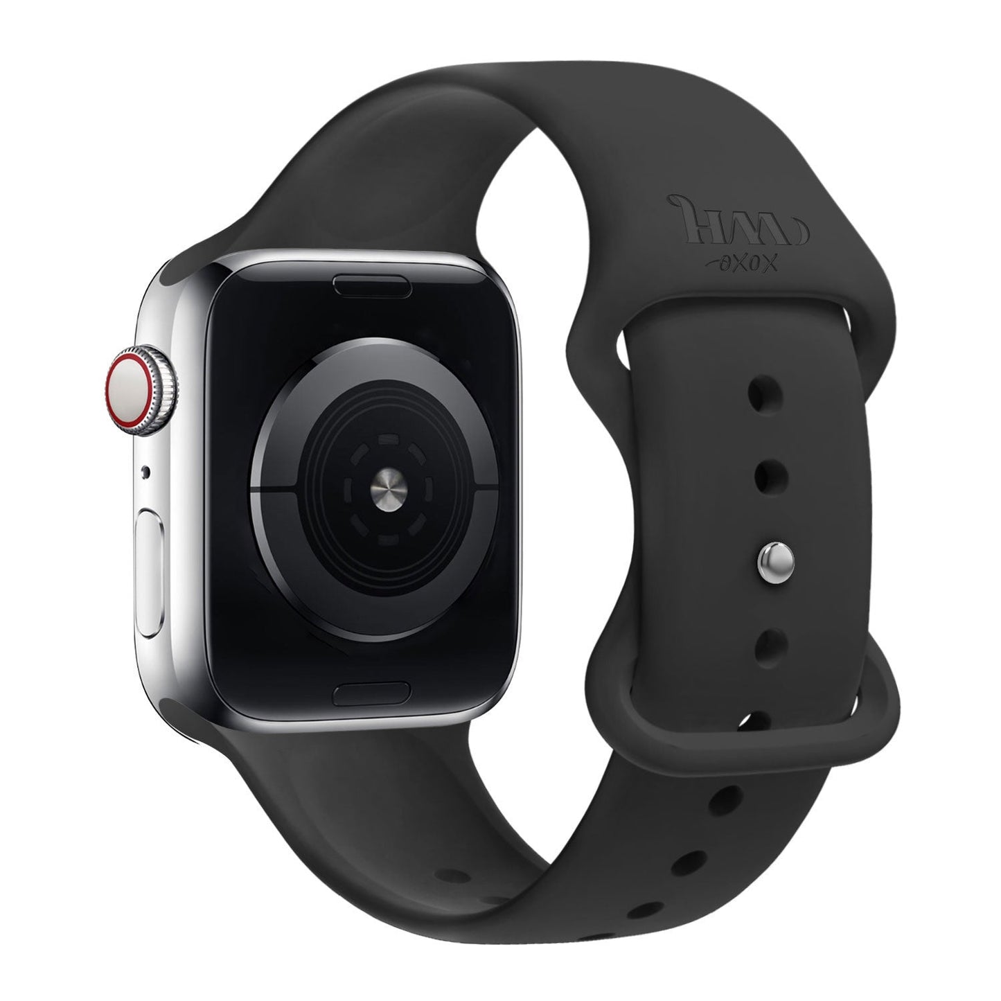 Wildhearts Apple Watch siliconen bandje (zwart)
