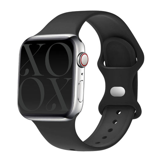Wildhearts Apple Watch siliconen bandje (zwart)