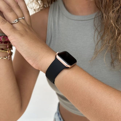 Wildhearts Apple Watch siliconen bandje (zwart)