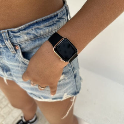 Wildhearts Apple Watch siliconen bandje (zwart)